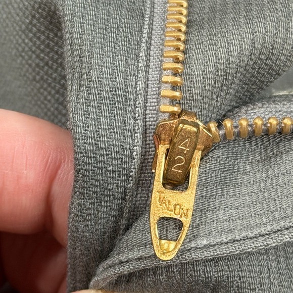 Vintage Levi's Sta-Prest Micro Corduroy Pants Mens 40x27 Gray Talon Zip USA 80s - Picture 7 of 16